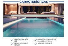Carregar imagem no visualizador da galeria, LED ECO 9W RGB INOX SODRAMAR