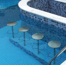 Carregar imagem no visualizador da galeria, BANCO INOX PARA PISCINA LIBRA INOX COM CHUMBADOR