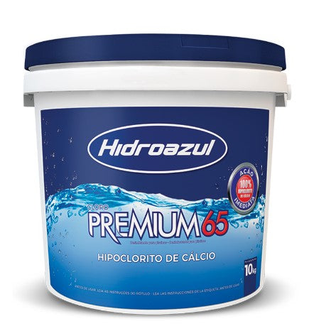 CLORO HIPOCLORITO PREMIUM 65 10KG HIDROAZUL