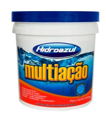 CLORO MULTI AÇÃO HIDROAZUL 2,5KG