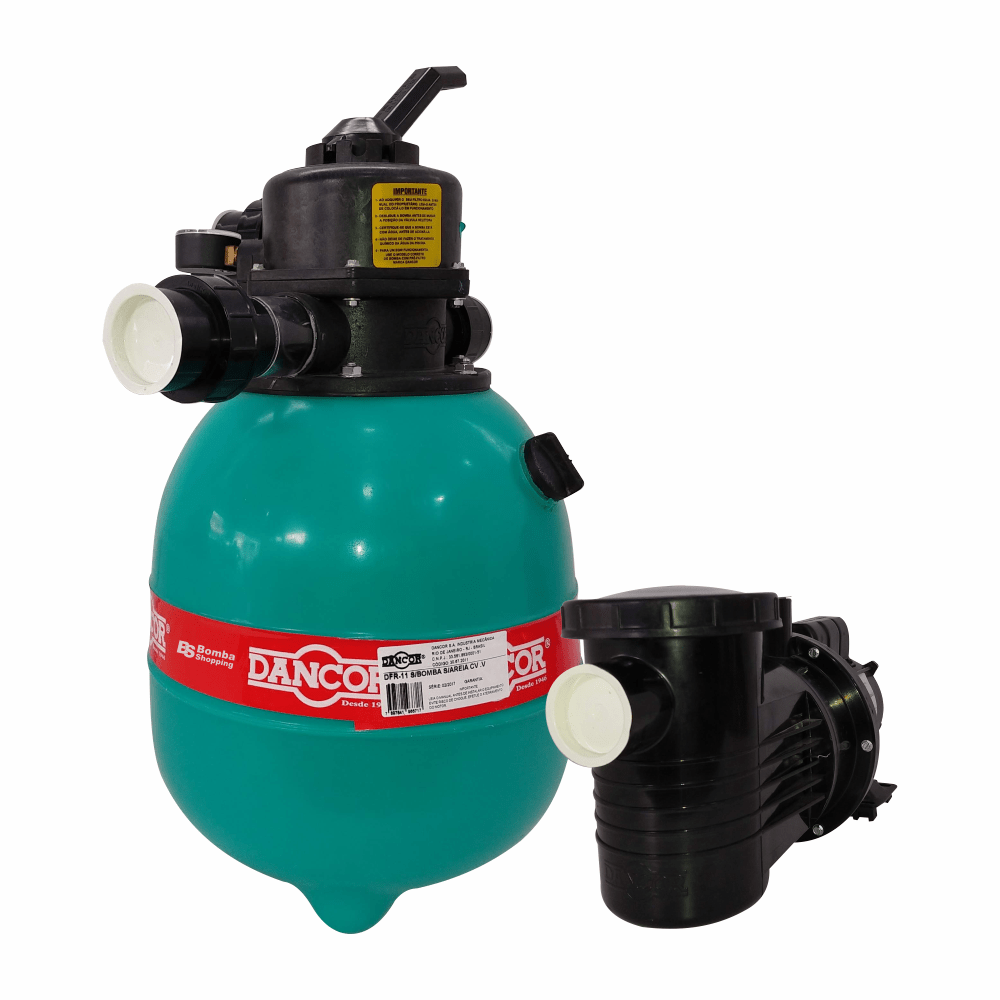 FILTRO DANCOR DFR-11 COM BOMBA 1/4 CV 14 KG - 17.600L