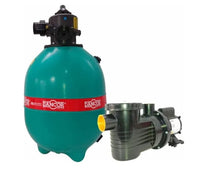 Carregar imagem no visualizador da galeria, FILTRO DANCOR DFR-15 COM BOMBA 1/2 CV 45KG - 56.000 L