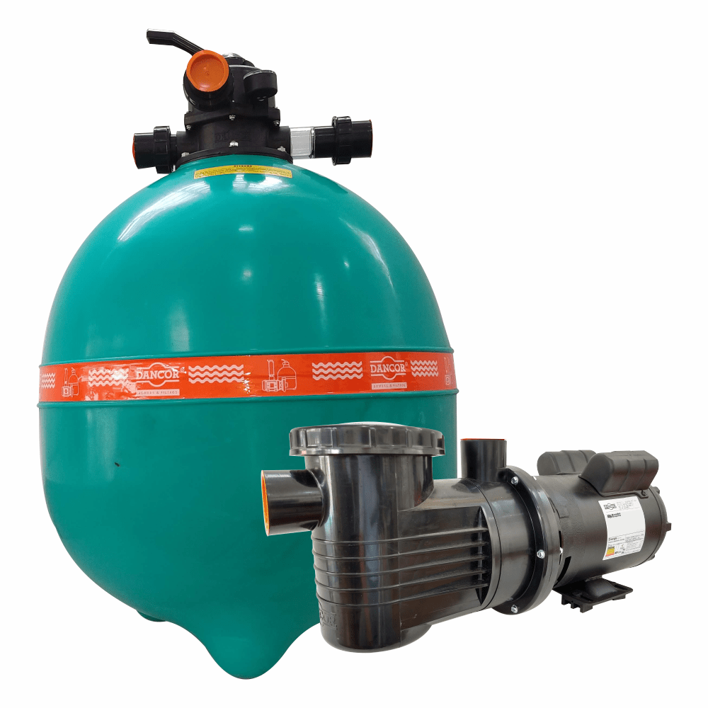 FILTRO DANCOR DFR-24 COM BOMBA 1.½ CV 160 KG - 135.200 LITROS