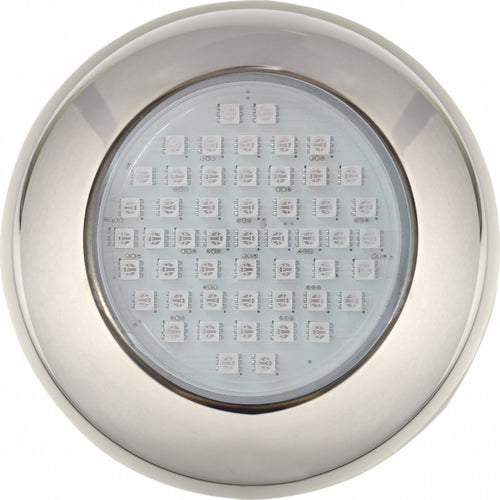 REFLETOR POWER LED 51 9W INOX BRUSTEC